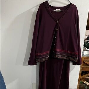 Coldwater Creek Deep Purple Top